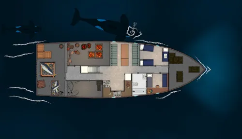 Fishing Boat - Fishermen - Killer Whales