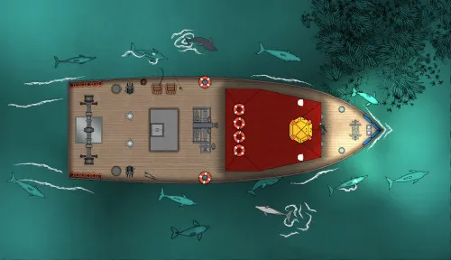 Fishing Boat - Top 1 - Dolphins