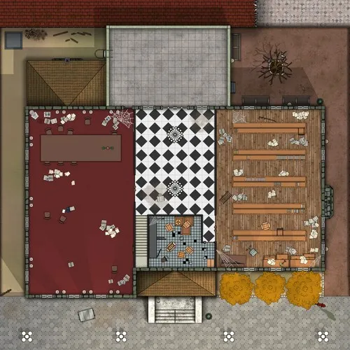 French Hill Library - First Floor - Abandoned - Day