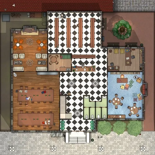 French Hill Library - Ground Floor - Day