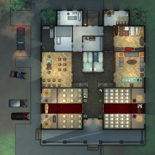 Funeral Home - Night
