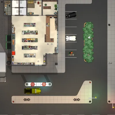 Gas Station - Ground Floor - Day