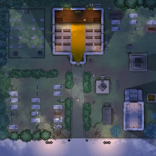 Graveyard - Ground Floor - Night