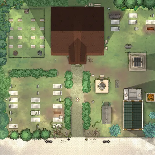 Graveyard - Roof - Day