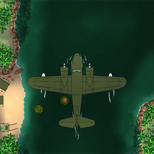 Grumman G 21 Goose - Exterior - Jungle - Day