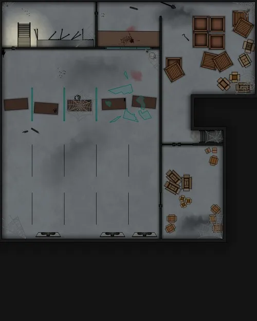 Guns And Hunting Shop - Basement - Abandoned
