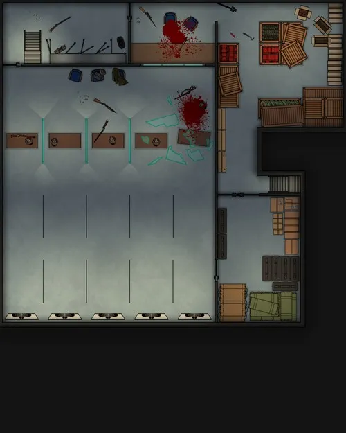 Guns And Hunting Shop - Basement - Splatter