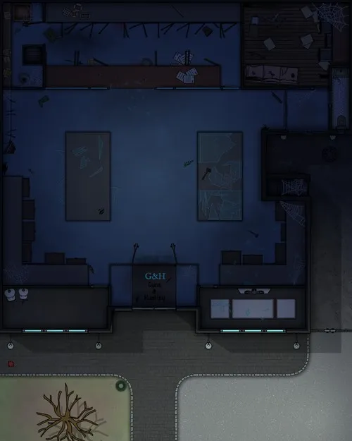 Guns And Hunting Shop - Ground Floor - Abandoned - Night