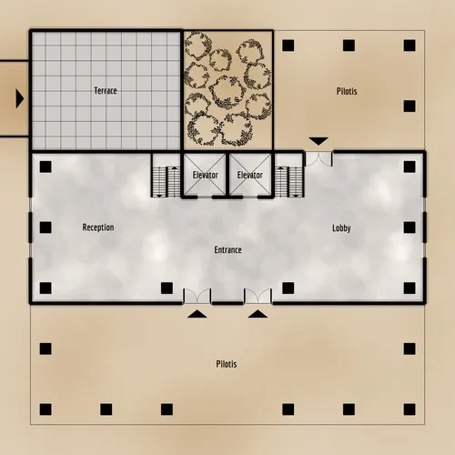 Hpl Tower - Ground Floor - Floor Plan