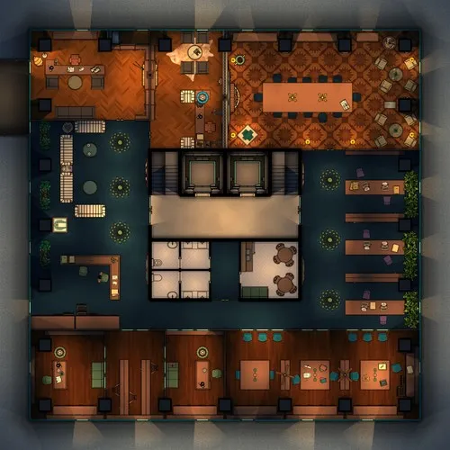 H.P.L. Tower Lawyers Offices - Night