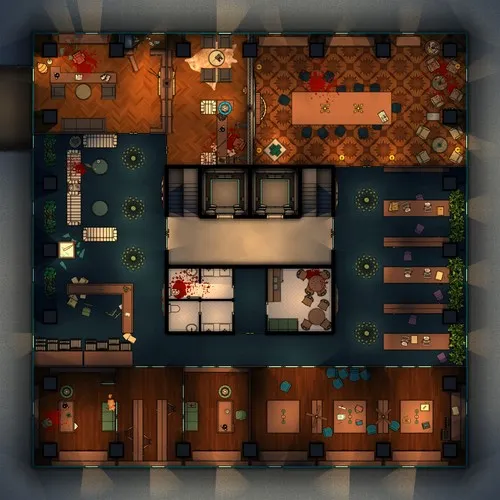 H.P.L. Tower Lawyers Offices - Splatter