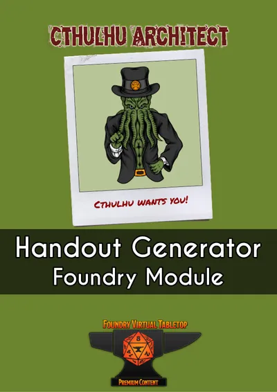 Handout Generator Foundry Module