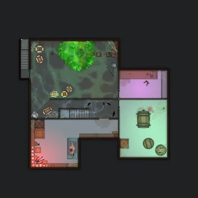 Haunted House - Basement - Haunted