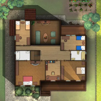 Haunted House - First Floor - Day