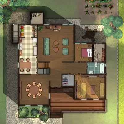 Haunted House - Ground Floor - Day