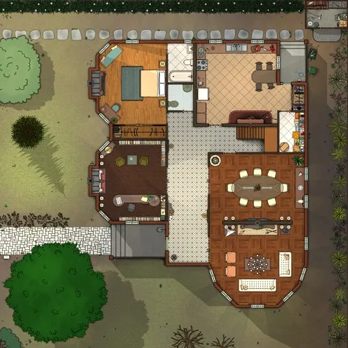 Herber House - Ground Floor - Day