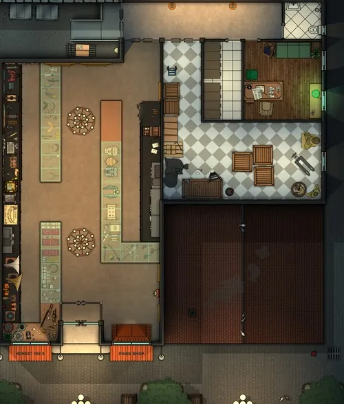 Honest Joes Pawn Shop - Night