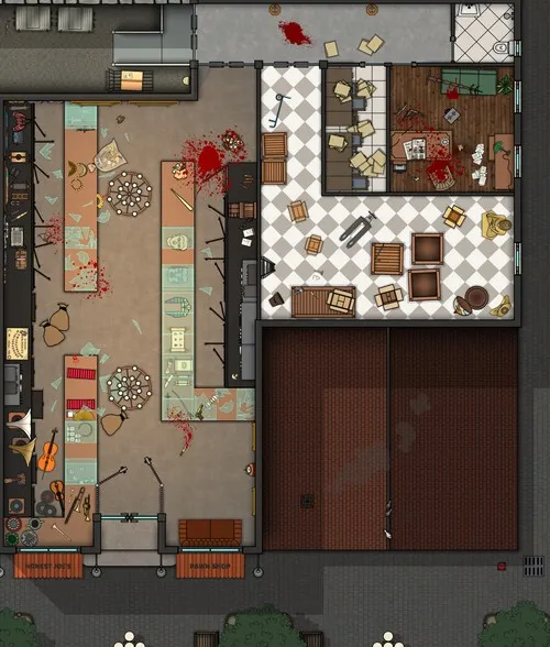 Honest Joes Pawn Shop - Splatter - Day