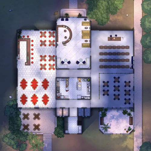 Belle Époque Hotel - Ground Floor - Conference - Night