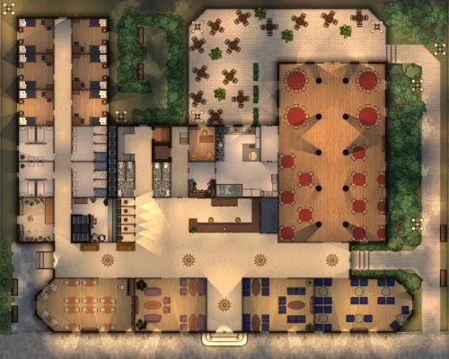 Hotel - Ground Floor - Night