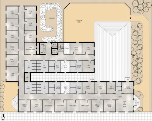 Hotel - Typical Floor - Floor Plan