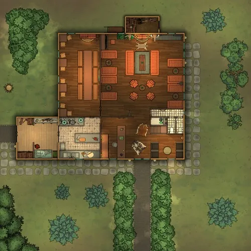 Hunters Lodge - Ground Floor - Spring - Day