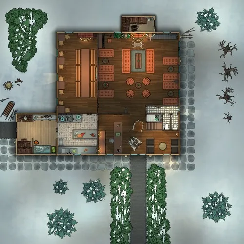 Hunters Lodge - Ground Floor - Winter - Day