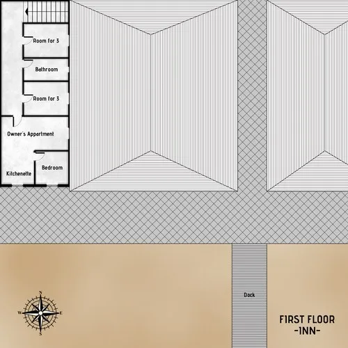 Innsmouth Inn - First Floor - Floor Plan