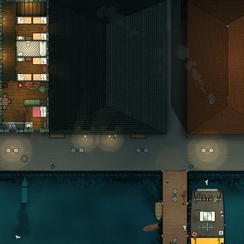 Innsmouth Inn - First Floor - Night