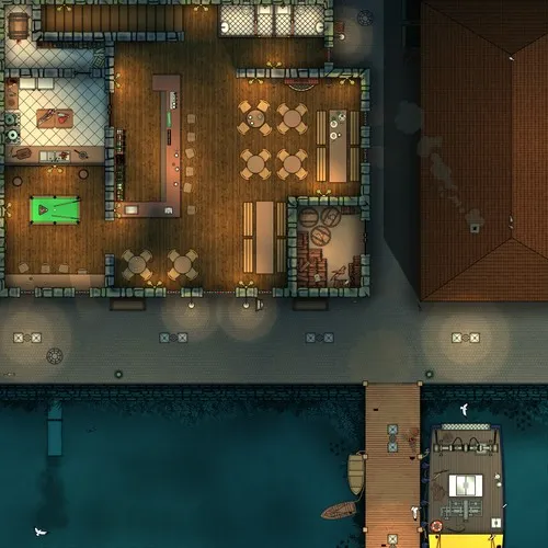 Innsmouth Inn - Ground Floor - Night