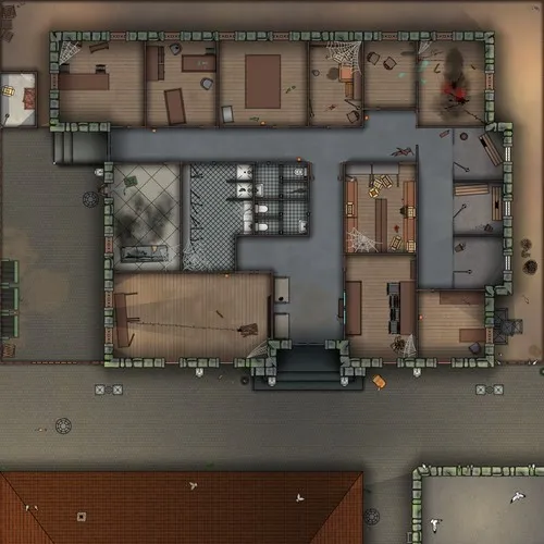 Innsmouth Police Station - Abandoned - Day