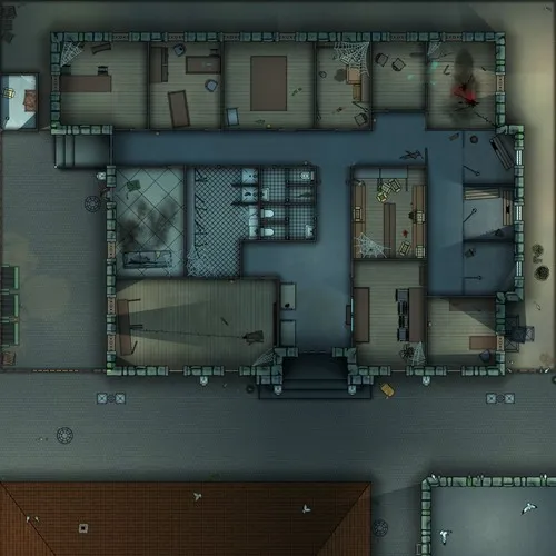 Innsmouth Police Station - Abandoned - Night