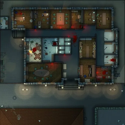 Innsmouth Police Station - Raid - Night