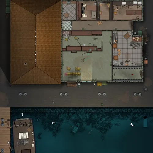 Innsmouth Post Office - Abandoned - Day