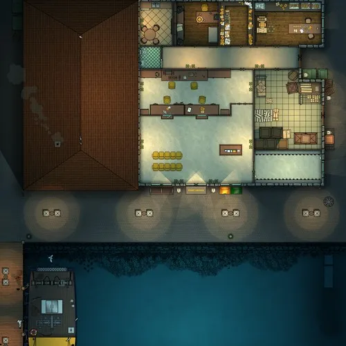 Innsmouth Post Office - Night