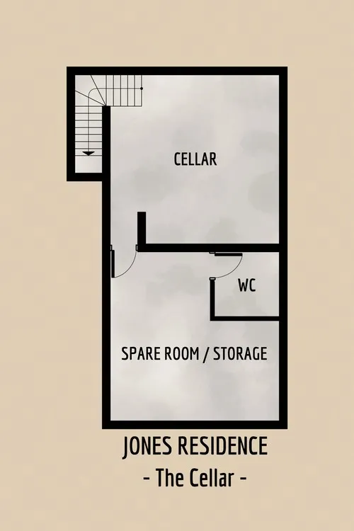 Jones Residence - Cellar - Floor Plan