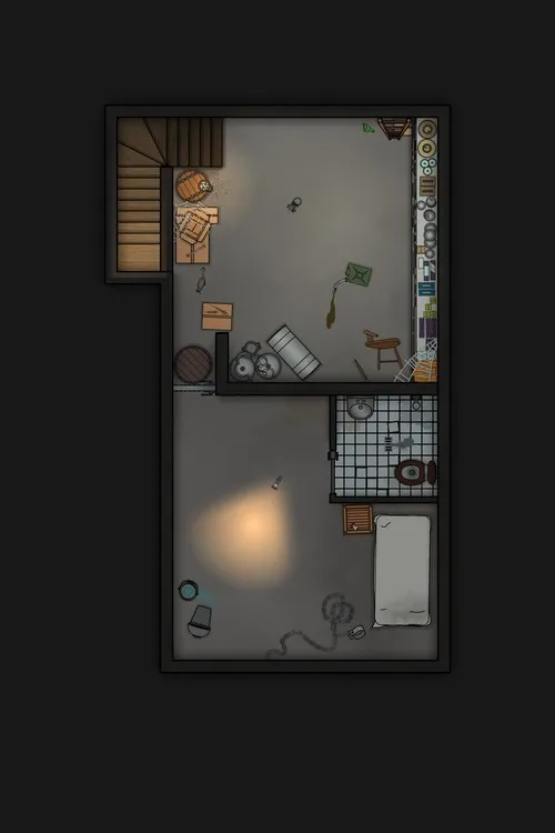 Jones Residence - Cellar - Splatter