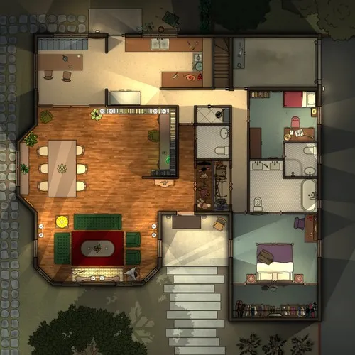 Jones Residence - Ground Floor - Night