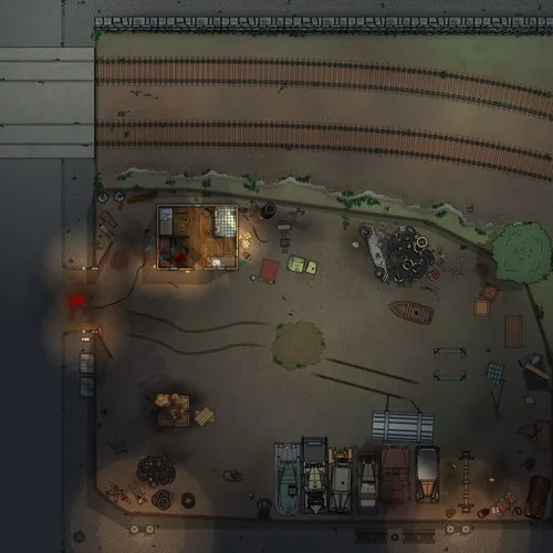 Junkyard - Splatter - Night