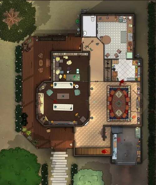 Livingston Residence - Splatter - Ground Floor - Day