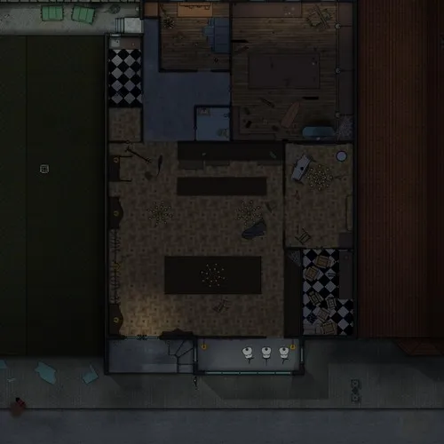 Lombardos Tailor Shop - Abandoned - Night