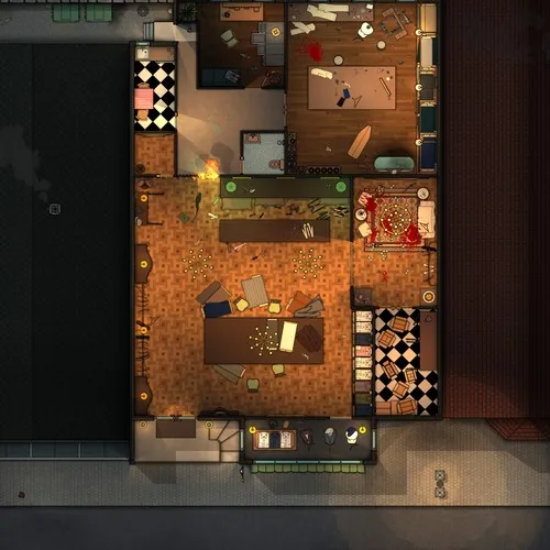 Lombardos Tailor Shop - Splatter - Night