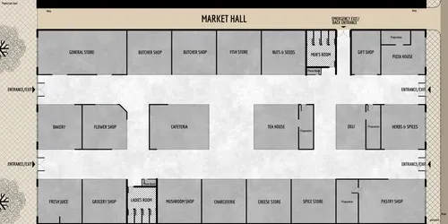 Market Hall - Floor Plan