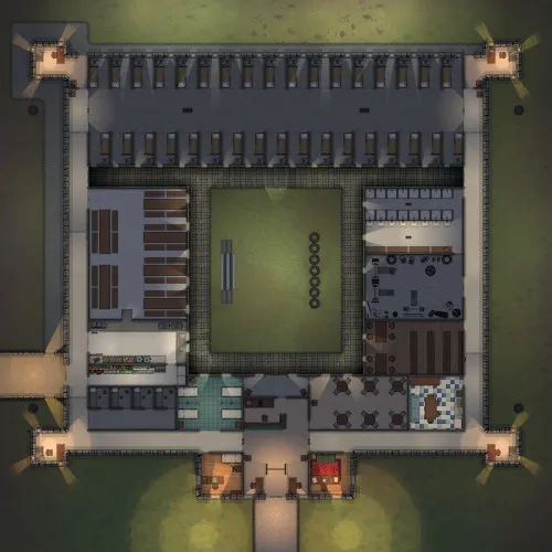 Massachusetts Correctional Institution - Library - Night