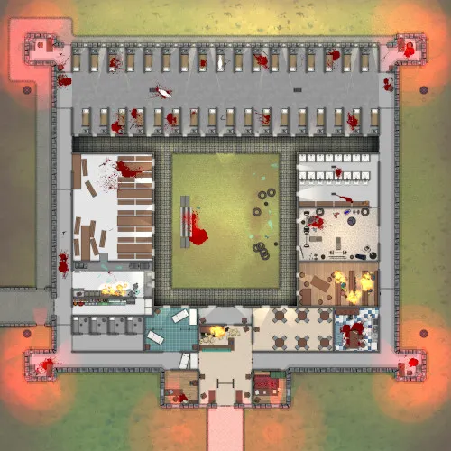 Massachusetts Correctional Institution - Riot - Day