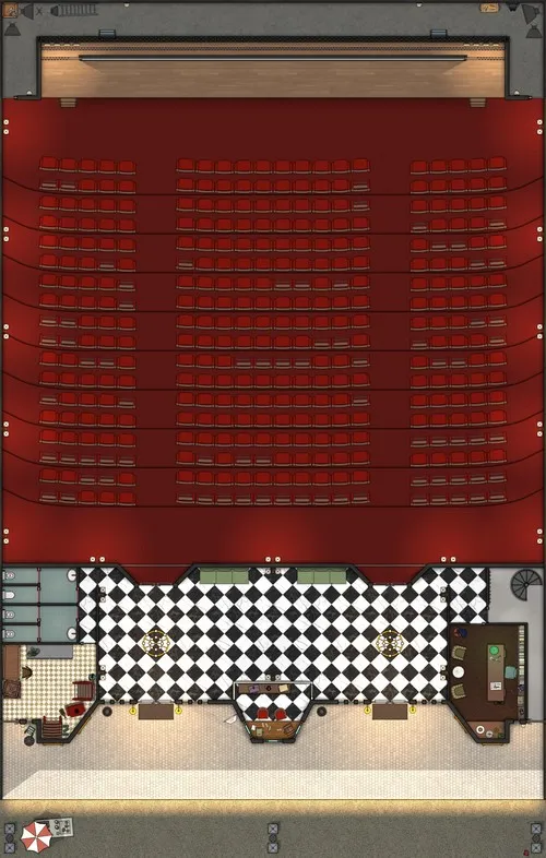 Movie Theater - Ground Floor - Day