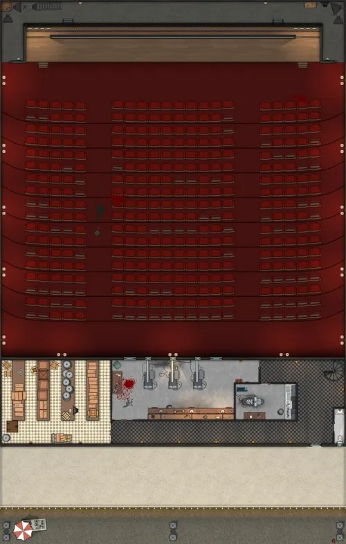 Movie Theater - Mezzanine - Splatter - Day 2
