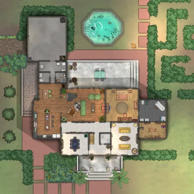 Mr Richs - Summer House - Ground Floor - Day - No Tokens