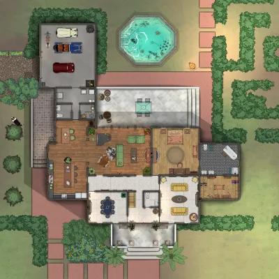 Mr Richs - Summer House - Ground Floor - Day