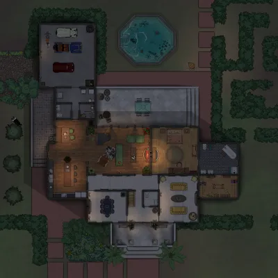 Mr Richs - Summer House - Ground Floor - Night